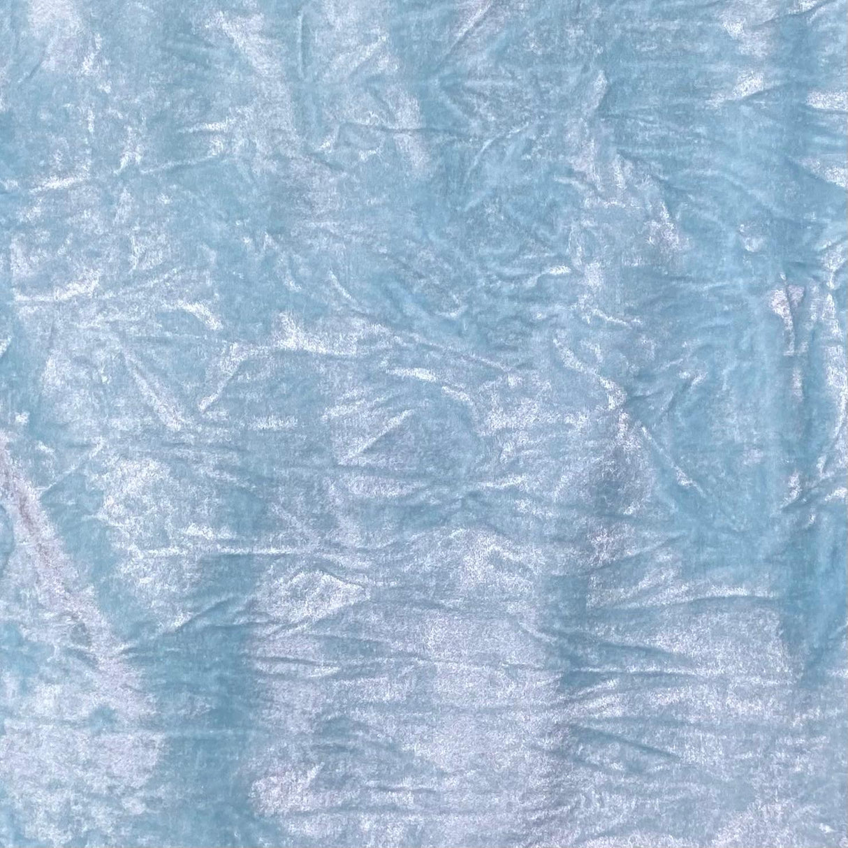 Pound A Metre 3 Metres Luxurious Crushed Spandex Velvet 55" Wide (Sky)