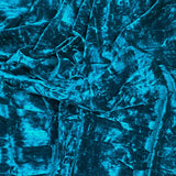 Pound A Metre 3 Metres Luxurious Crushed Spandex Velvet 55" Wide (Teal)