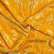 Pound A Metre 3 Metres Luxurious Crushed Spandex Velvet 55" Wide (Yellow)