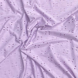 Pound A Metre 3 Metres 3 Metres Luxurious Cut-Out Net Jersey 55” Wide (Lilac)