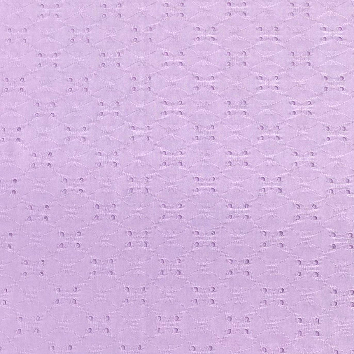 Pound A Metre 3 Metres 3 Metres Luxurious Cut-Out Net Jersey 55” Wide (Lilac)