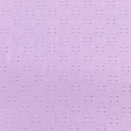 Pound A Metre 3 Metres 3 Metres Luxurious Cut-Out Net Jersey 55” Wide (Lilac)