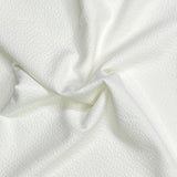 Pound A Metre 3 Metres Luxurious Dobby Jersey 55" Wide (White)