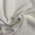 Pound A Metre 3 Metres 3 Metres Luxurious Dressmaking Crepe 45" wide (Ivory)