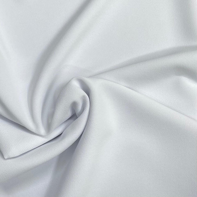 Pound A Metre 3 Metres 3 Metres Luxurious Dressmaking Crepe 45" wide (White)