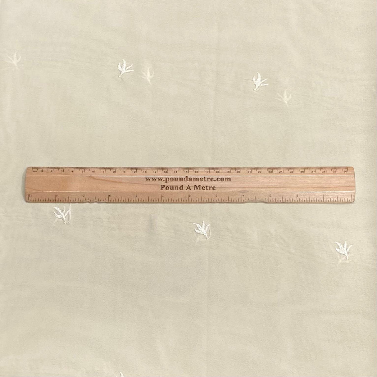 Pound A Metre 3 Metres 3 Metres Luxurious Dressmaking Embroidery  Crepe 45" wide (Sage)