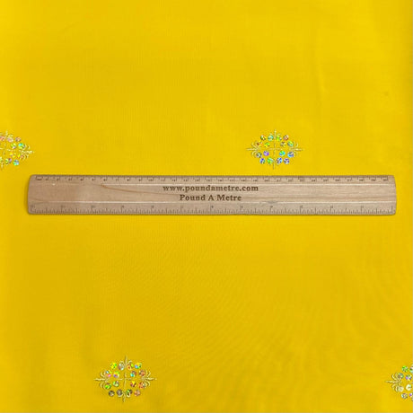 Pound A Metre 3 Metres 3 Metres Luxurious Dressmaking Sequin Crepe 45" wide (Sale 122)