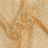 Pound A Metre 3 Metres Luxurious Embroidery Organza - 55 " Wide  (Gold)