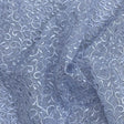 Pound A Metre 3 Metres Luxurious Embroidery Organza - 55 " Wide  (Grey)