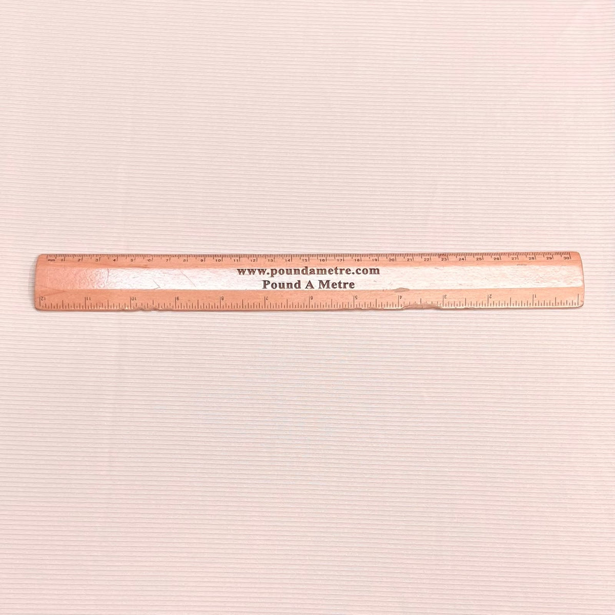 Pound A Metre 3 Metres Luxurious Fine Ribbed Jersey 55” Wide - (Beige)