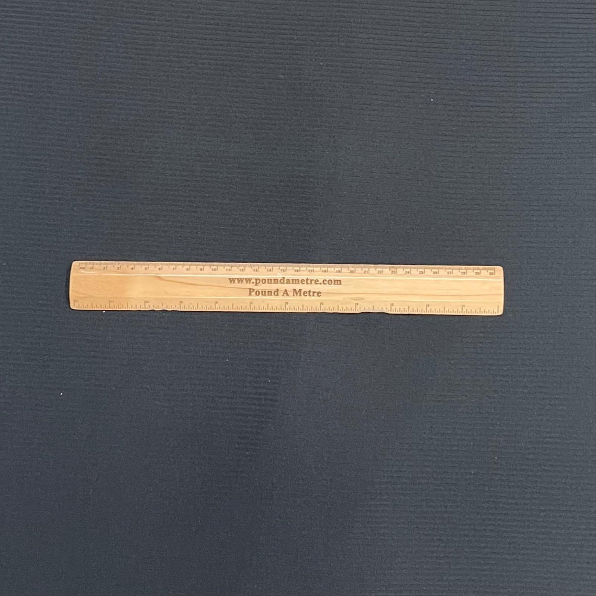 Pound A Metre 3 Metres Luxurious Fine Ribbed Jersey 55” Wide - (Black) (Multi Buy)