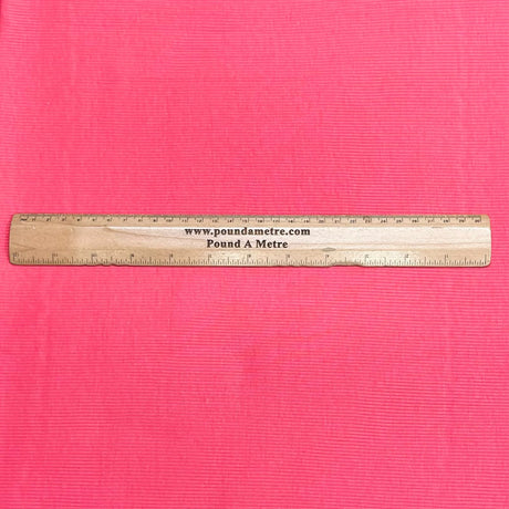 Pound A Metre 3 Metres Luxurious Fine Ribbed Jersey 55” Wide - (Cerise)