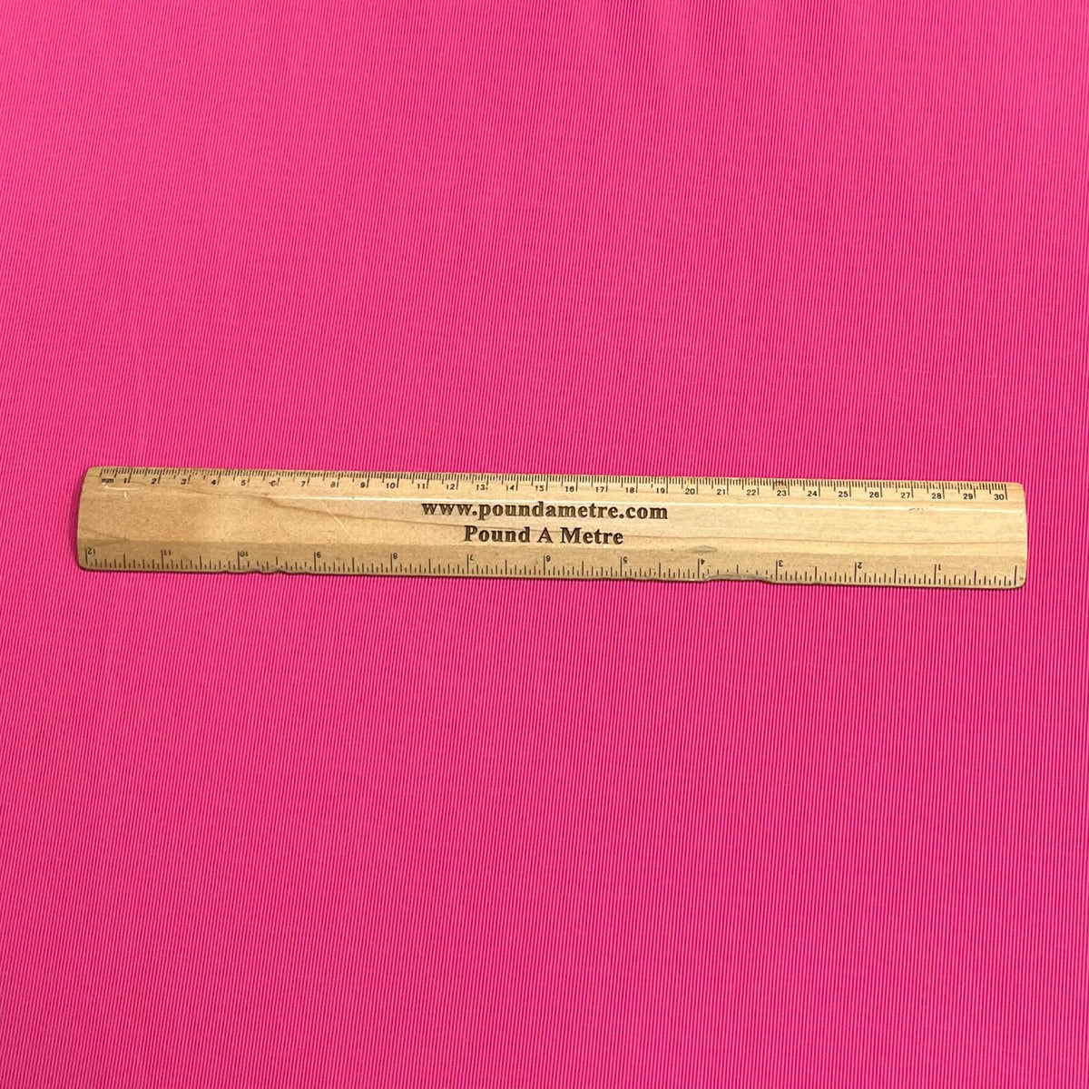 Pound A Metre 3 Metres Luxurious Fine Ribbed Jersey 55” Wide - (Cerise)