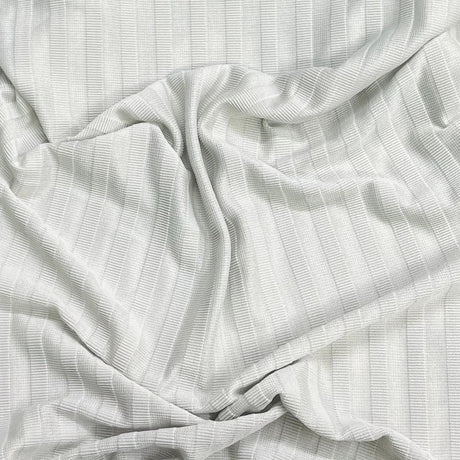 Pound A Metre 3 Metres Luxurious Fine Ribbed Jersey 55” Wide - (Grey)