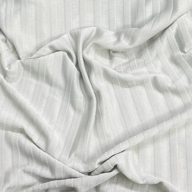 Pound A Metre 3 Metres Luxurious Fine Ribbed Jersey 55” Wide - (Grey)