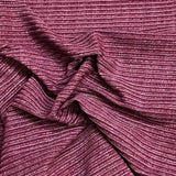 Pound A Metre 3 Metres Luxurious Fine Ribbed Jersey 55” Wide - (Maroon)