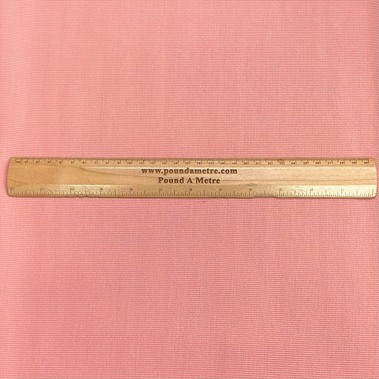 Pound A Metre 3 Metres Luxurious Fine Ribbed Jersey 55” Wide - (Pink) (EOL)