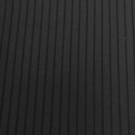 3 Metres Luxurious Fine Ribbed Jersey 55” Wide - (Black)