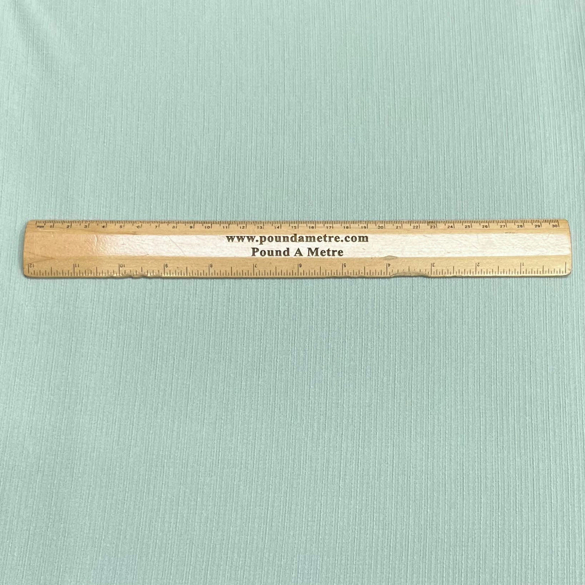 Pound A Metre 3 Metres Luxurious Fine Ribbed Jersey 55” Wide - (Sage)