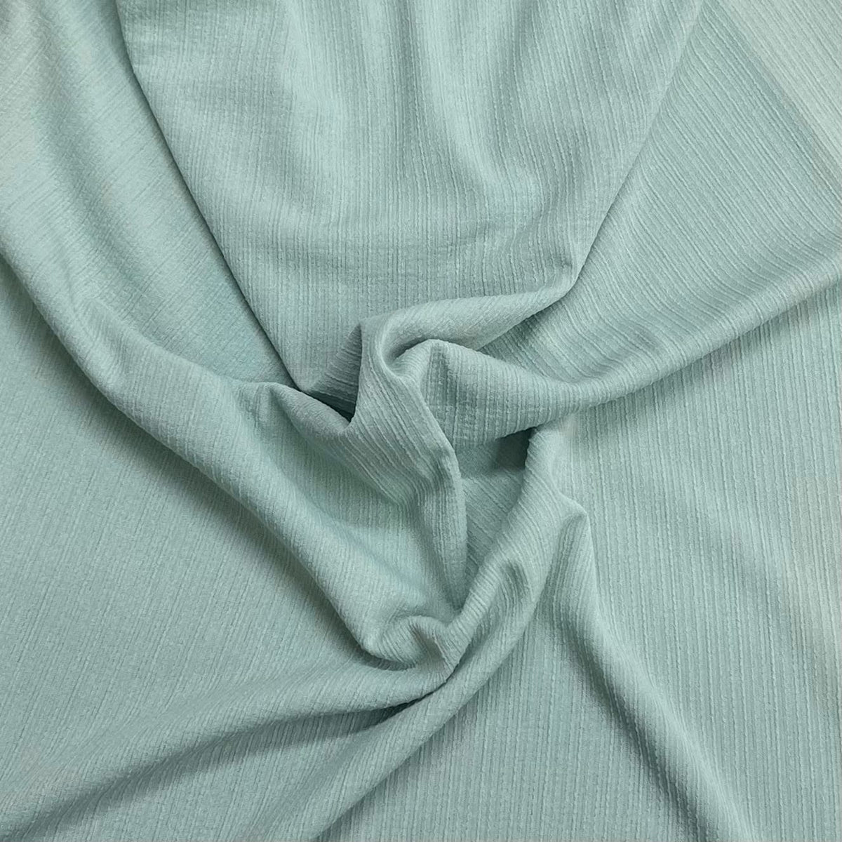 Pound A Metre 3 Metres Luxurious Fine Ribbed Jersey 55” Wide - (Sage)