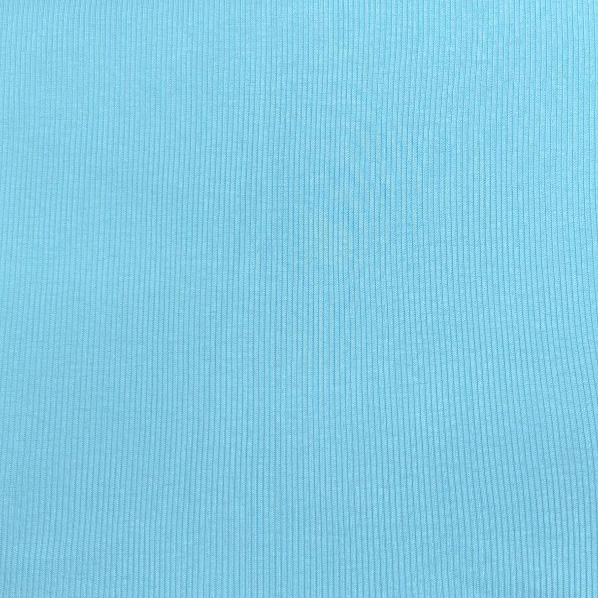 Pound A Metre 3 Metres Luxurious Fine Ribbed Jersey 55” Wide - (Sky)