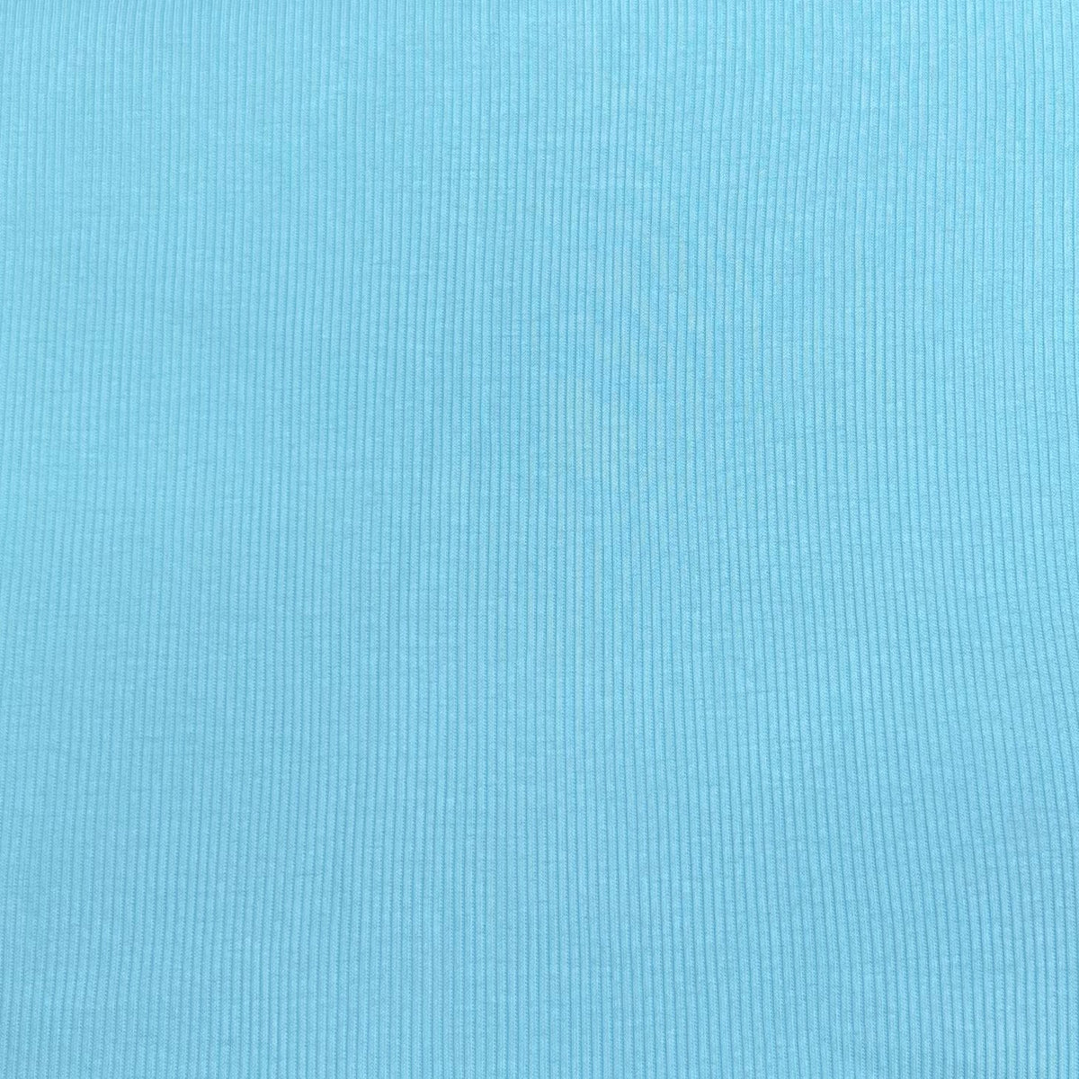 Pound A Metre 3 Metres Luxurious Fine Ribbed Jersey 55” Wide - (Sky)