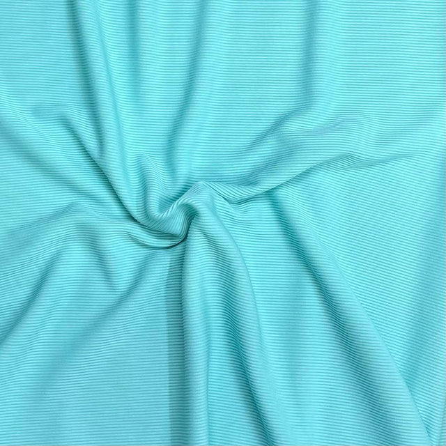 Pound A Metre 3 Metres Luxurious Fine Ribbed Jersey 55” Wide - (Sky)