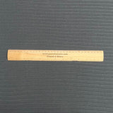 Pound A Metre 3 Metres Luxurious Fine Ribbed Jersey 55” Wide - (Thick Black) (Multi Buy)