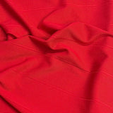 Pound A Metre 3 Metres Luxurious Fine Ribbed Jersey 55” Wide - (Tomato)