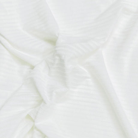 Pound A Metre 3 Metres Luxurious Fine Ribbed Jersey 55” Wide - (White)