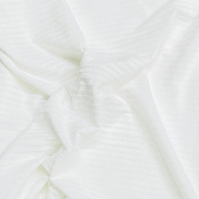 Pound A Metre 3 Metres Luxurious Fine Ribbed Jersey 55” Wide - (White)