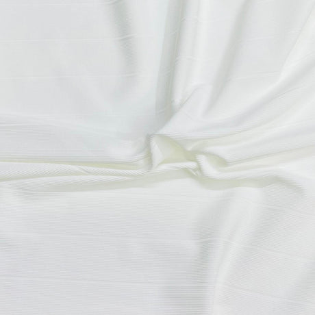 Pound A Metre 3 Metres Luxurious Fine Ribbed Jersey 55” Wide - (White)