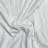 Pound A Metre 3 Metres Luxurious Fine Ribbed Jersey 55” Wide - (White)