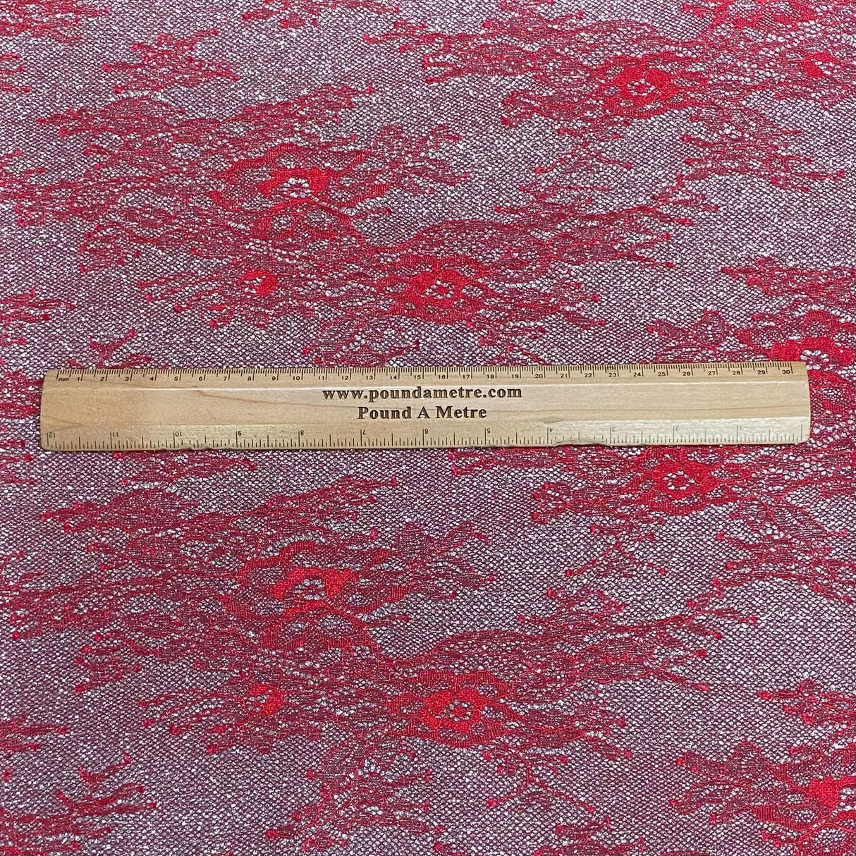 Pound A Metre 3 Metres Luxurious Glitter Lycra Jersey 55" Wide (Flower Glitter)