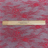 Pound A Metre 3 Metres Luxurious Glitter Lycra Jersey 55" Wide (Flower Glitter)