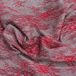 Pound A Metre 3 Metres Luxurious Glitter Lycra Jersey 55" Wide (Flower Glitter)