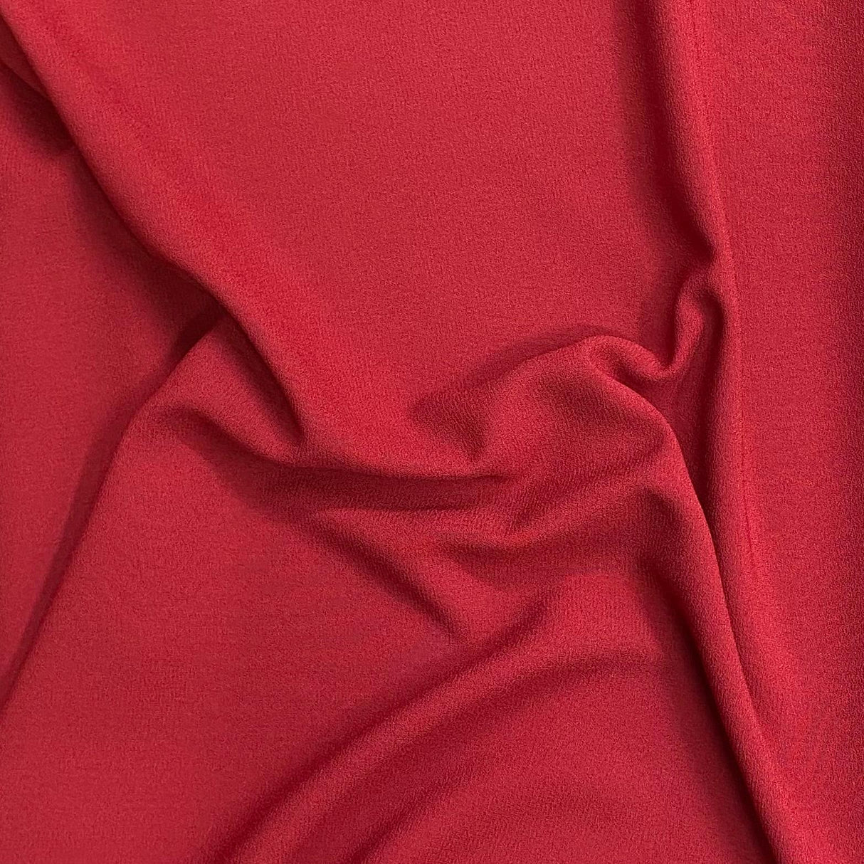 Pound A Metre 3 Metres Luxurious Heavy Crepe- 55'' Wide (Red)