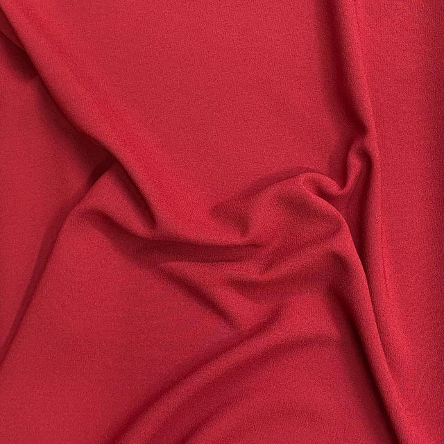 Pound A Metre 3 Metres Luxurious Heavy Crepe- 55'' Wide (Red)