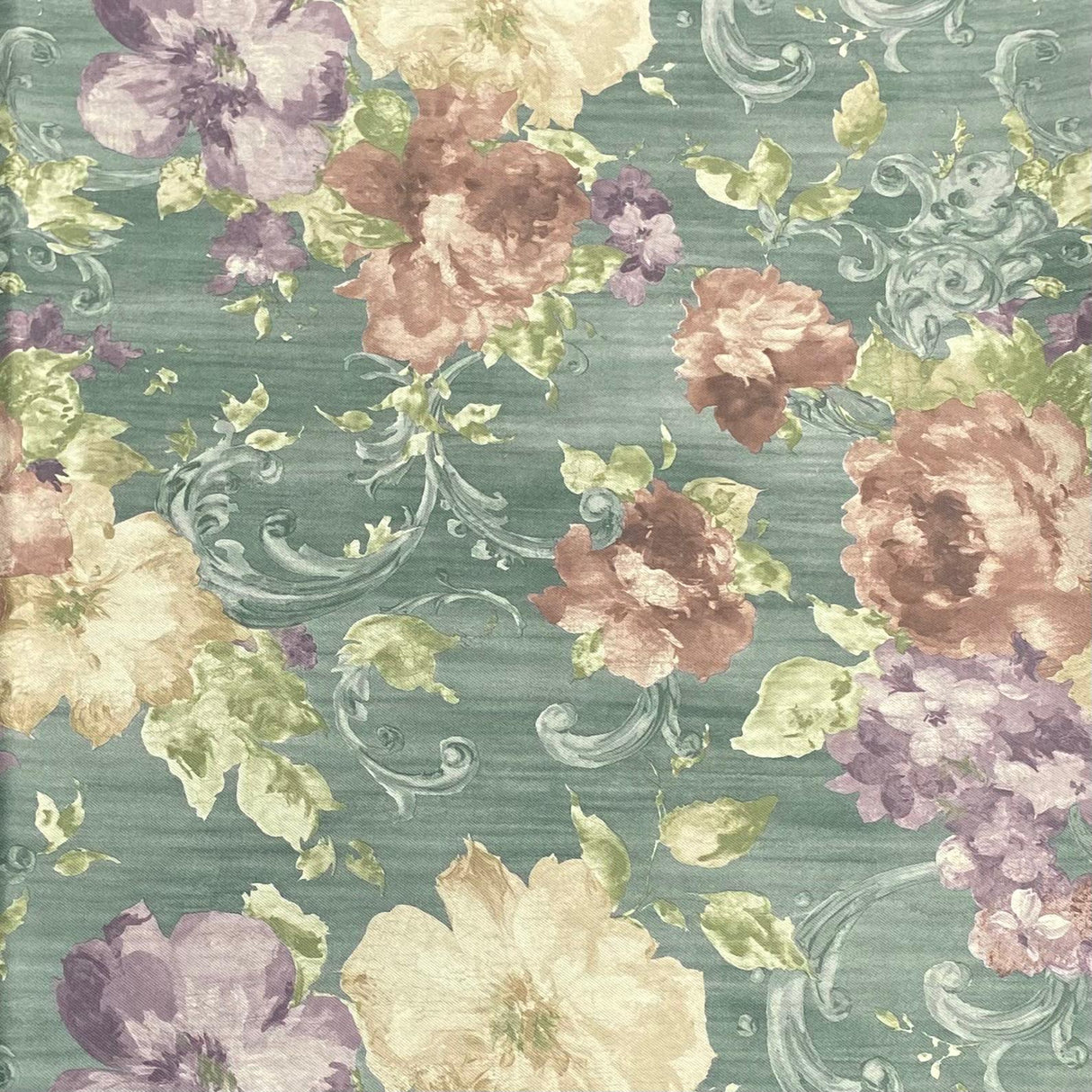 Pound A Metre 3 Metres 3 Metres Luxurious Heavy Satin  55" Wide (Jungle) (EOL)