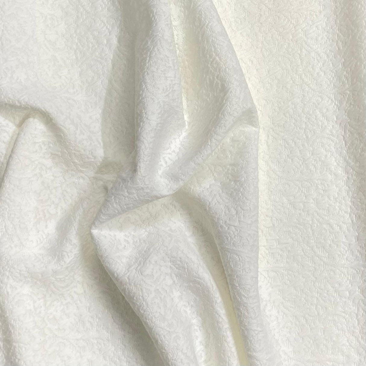 Pound A Metre 3 Metres Luxurious Jacquard Jersey- 55'' Wide - (Feather)