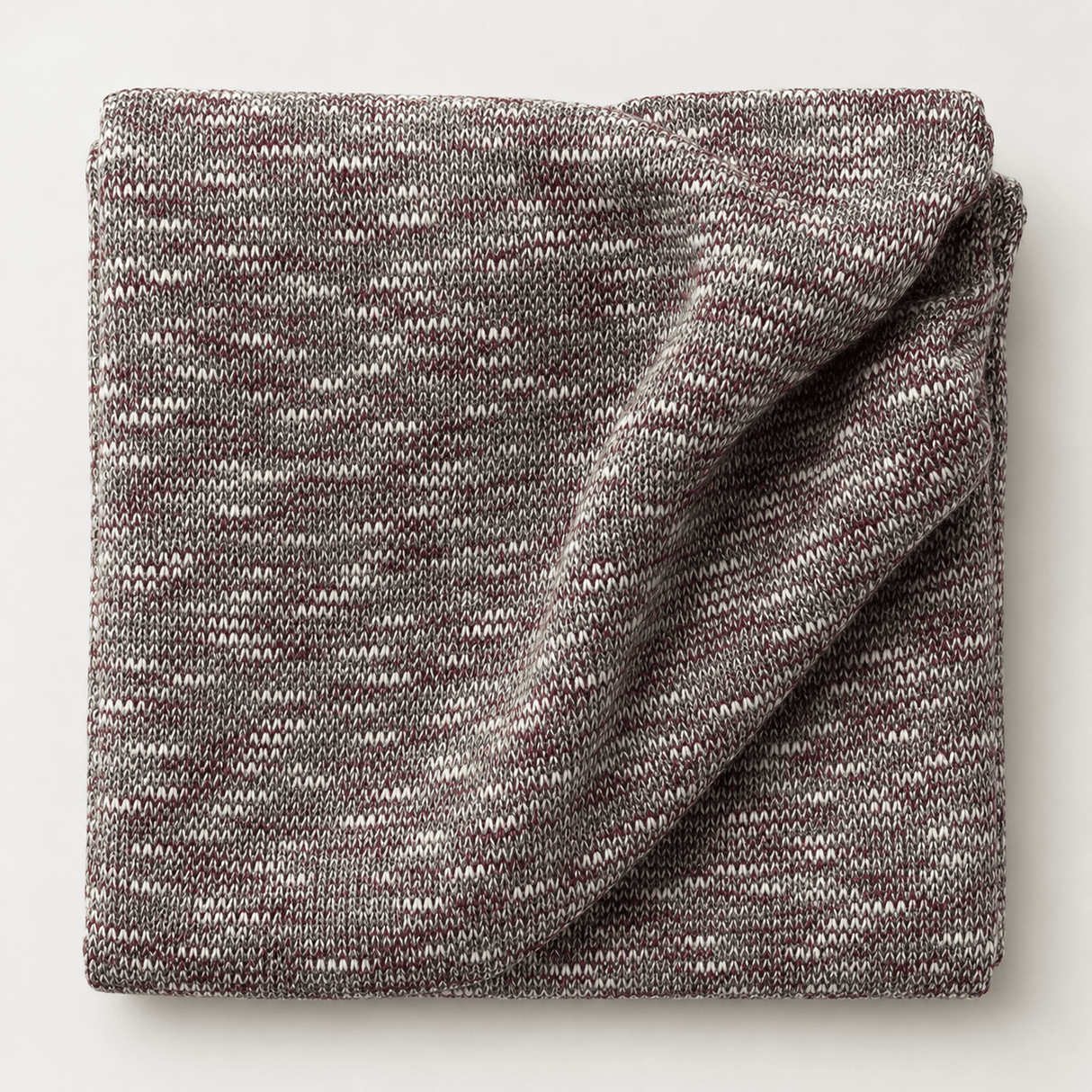Pound A Metre 3 Metres Luxurious Knit Jersey 55” Wide - (Grey & WIne)