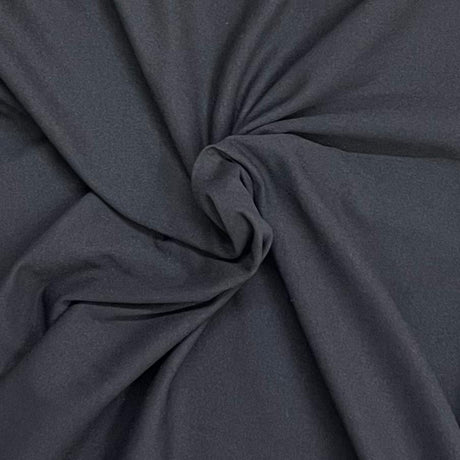 Pound A Metre 3 Metres Luxurious Lightweight Non-Transparent Jersey 55” Wide – (Black)
