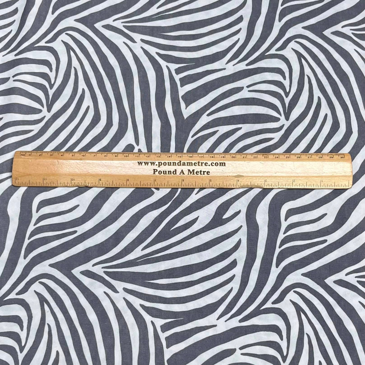 Pound A Metre 3 Metres Luxurious Lycra Jersey 55" Wide (Zebra)