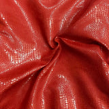 Pound A Metre 3 Metres Luxurious Mole Skin Fabric, 45" Wide (Red)