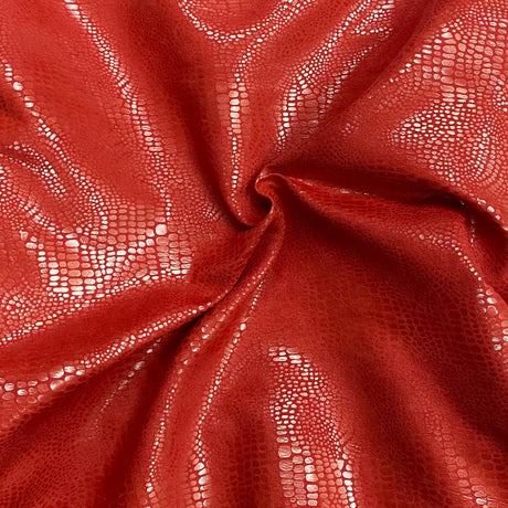 Pound A Metre 3 Metres Luxurious Mole Skin Fabric, 45" Wide (Red)