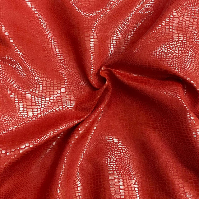 Pound A Metre 3 Metres Luxurious Mole Skin Fabric, 45" Wide (Red)