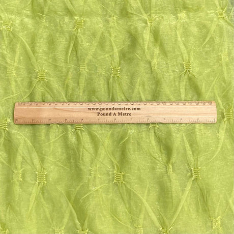 Pound A Metre 3 Metres Luxurious Organza - 55 " Wide  (Green)