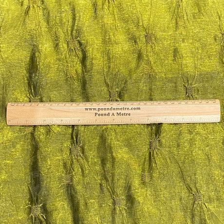 Pound A Metre 3 Metres Luxurious Organza - 55 " Wide  (Olive)