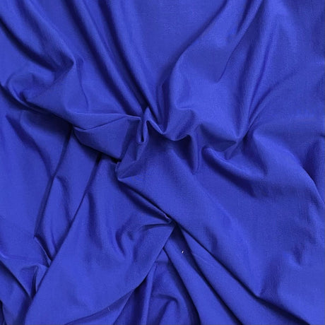 Pound A Metre 3 Metres Luxurious Plain Lycra Jersey 55" Wide (Royal)