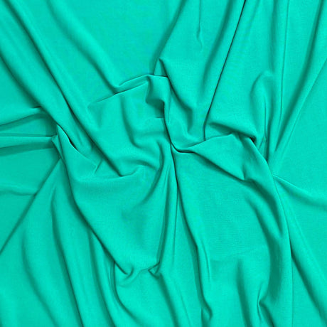 Pound A Metre 3 Metres Luxurious Plain Lycra Jersey 55" Wide (Turquoise)